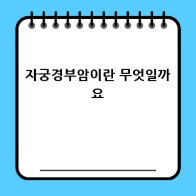 자궁경부암 예방, 제대로 알고 지키자!