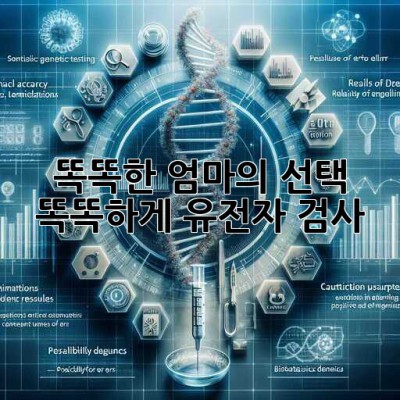 똑똑한 엄마의 선택! 똑똑하게 유전자 검사 🧬