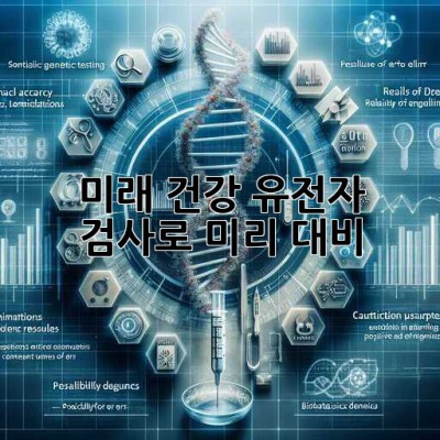 🧬미래 건강, 유전자 검사로 미리 대비!🛡️