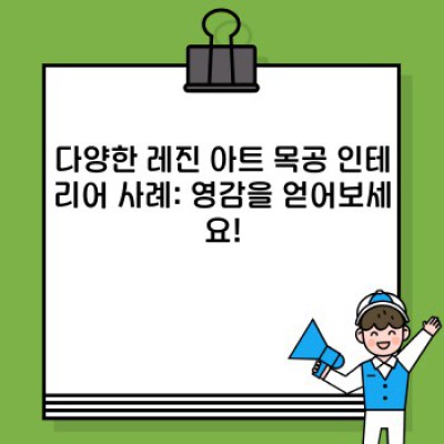 ✨레진 아트 목공 인테리어: 2024년 당신의 공간을 압도할 감각적인 디자인 트렌드✨