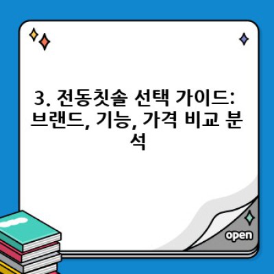 전동칫솔 완벽 가이드: 나에게 맞는 전동칫솔 고르는 법부터 효과적인 사용법까지!