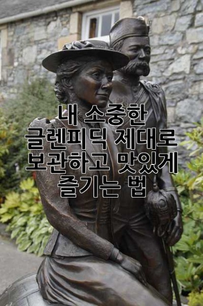 내 소중한 글렌피딕, 제대로 보관하고 맛있게 즐기는 법!