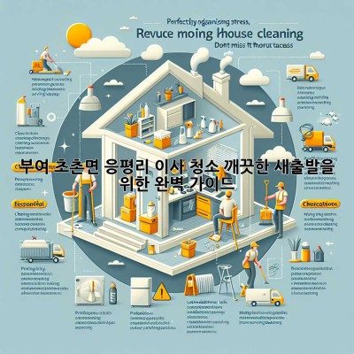 부여 초촌면 응평리 이사 청소: 깨끗한 새출발을 위한 완벽 가이드