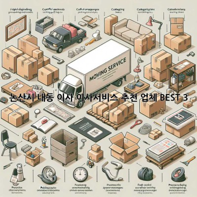 논산시 내동 이사, 이사서비스 추천 업체 BEST 3! 🚚📦
