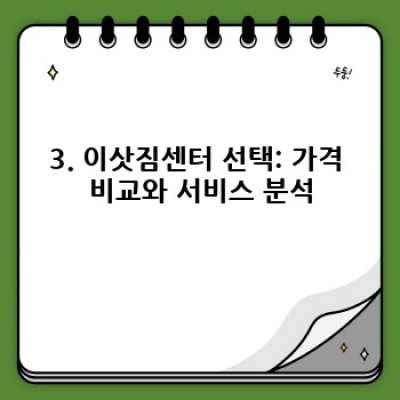 이사 과정 완벽 가이드: 스트레스 없는 이사를 위한 A to Z