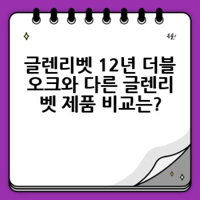 글렌리벳 12년 더블오크: 풍부한 숙성의 향연, 완벽한 맛을 경험하세요