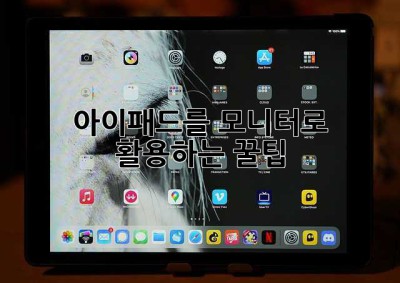 아이패드를 모니터로 활용하는 꿀팁!